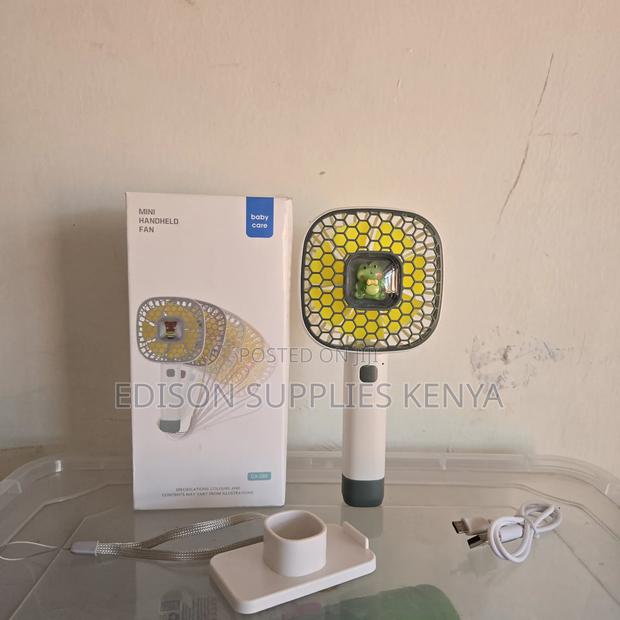 Hand Fan Portable Makeup Handheld Fan Rechargeable Cooling Handfan