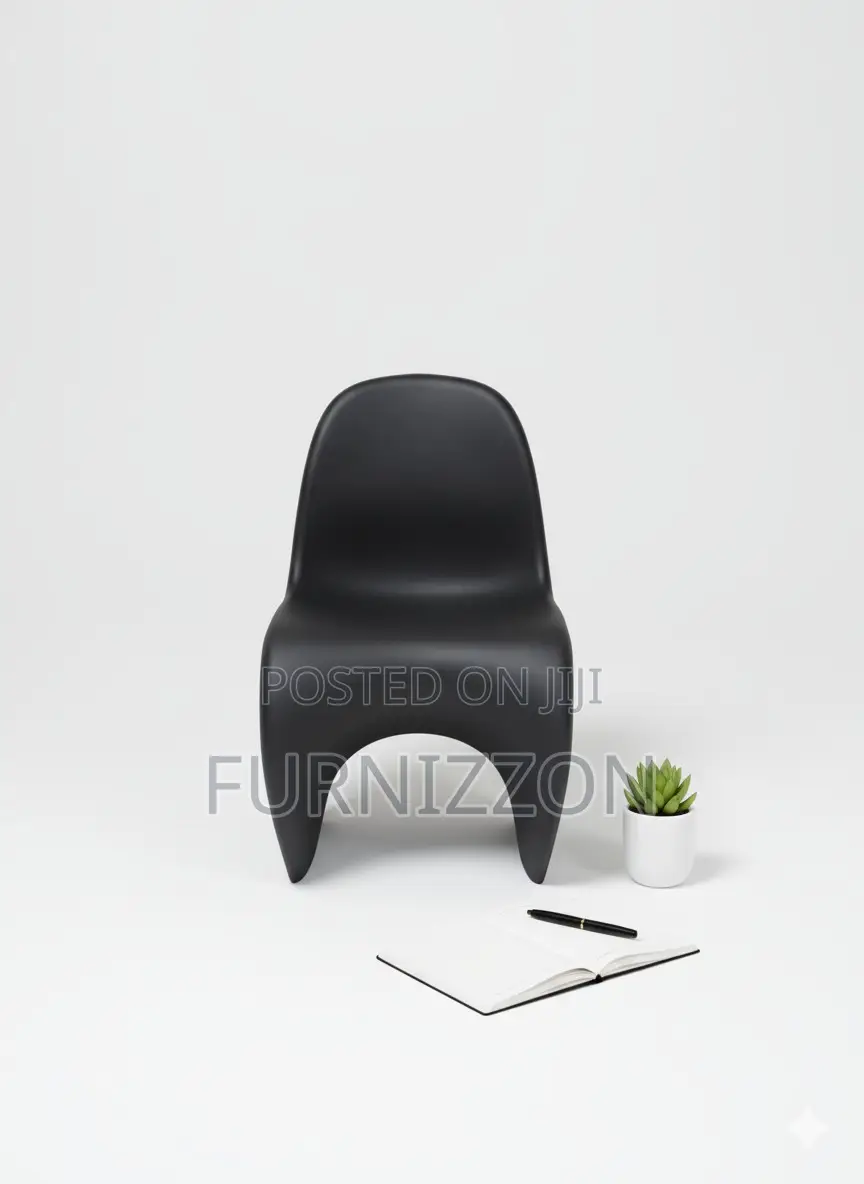 Black Modern Plastic Stool