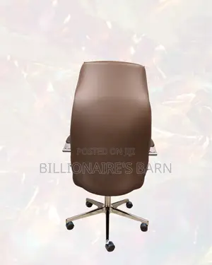 Brown Executive Office Chair | Boardroom-Ready Style Without the Drama