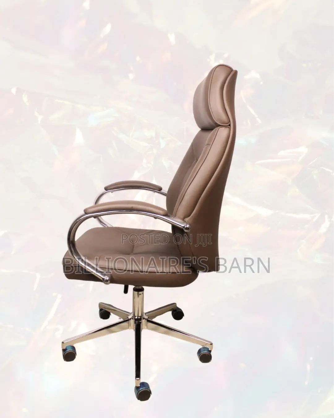 Brown Executive Office Chair | Boardroom-Ready Style Without the Drama