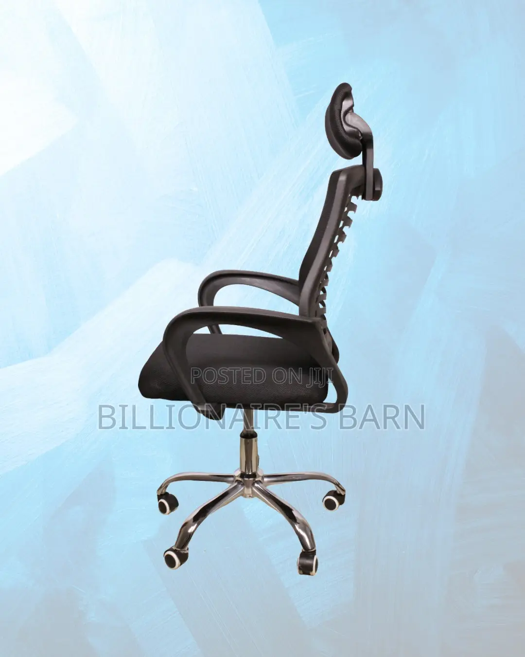Black Secretarial Mesh Chair | Boardroom-Ready Style Without the Drama
