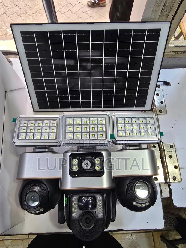 Vts30a Solar 4g (Uses Simcard) 3 Lens Camera + Lights