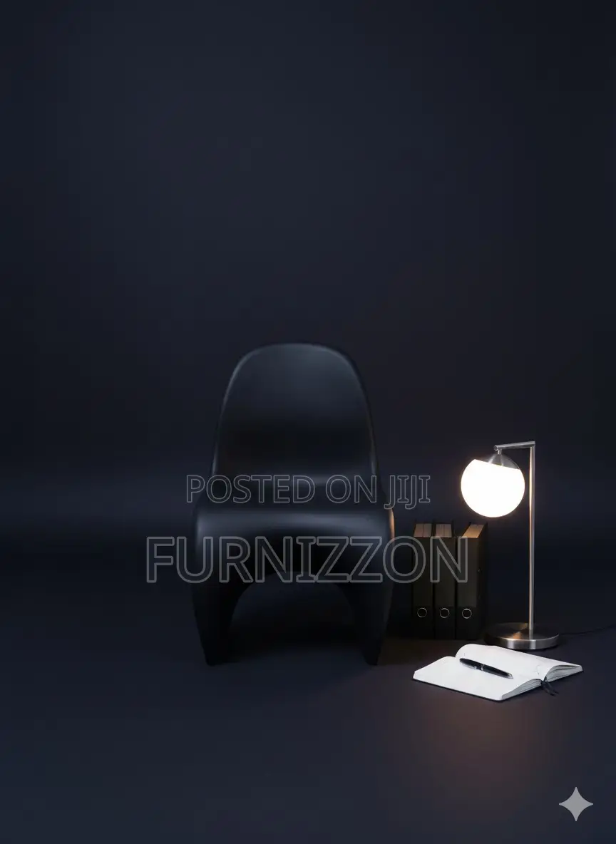 Black Plastic Modern Stool – Lightweight Sturdy