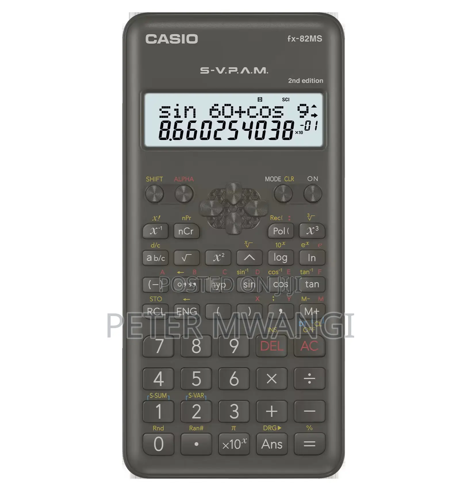 Casio General Fx-82ms 2nd Edition Scientific Calculator -