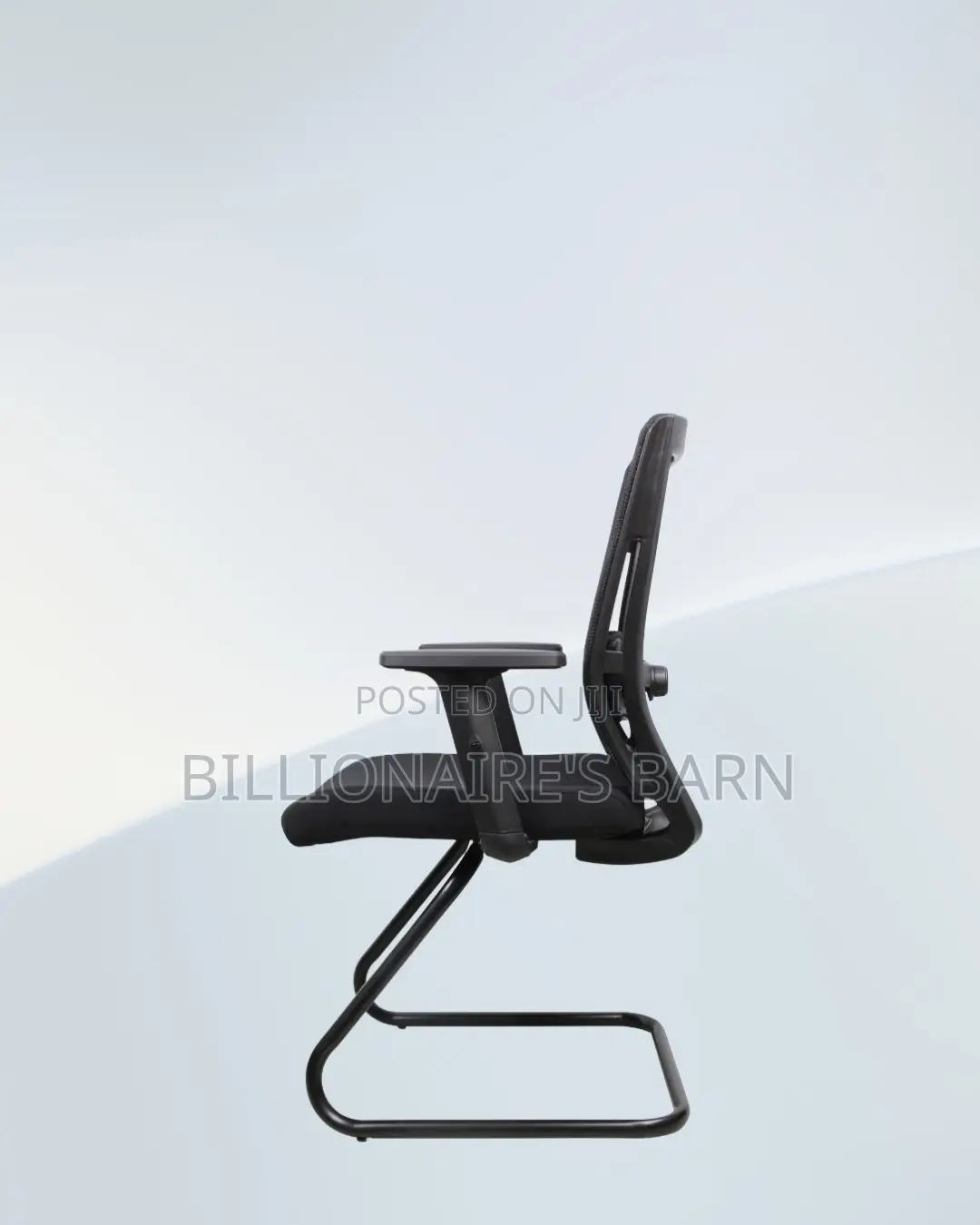 Black Visitor Chair | Boardroom-Ready Style Without the Drama