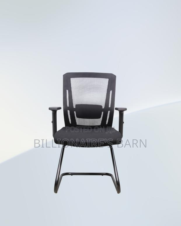 Black Visitor Chair | Boardroom-Ready Style Without the Drama - thumbnail 2