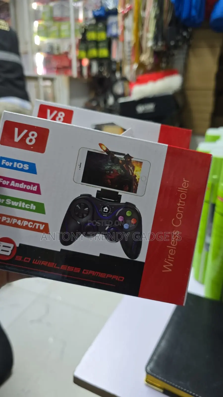 S.O Gamepro V8 Wireless Controller Bluetooth Gamepad