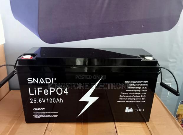Snadi 24v 100ah (2.56kwh) Lithium Battery