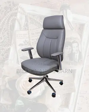 Grey Office Chair | Easy Adjustability for Different Desk Heights