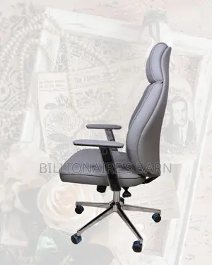 Grey Office Chair | Easy Adjustability for Different Desk Heights