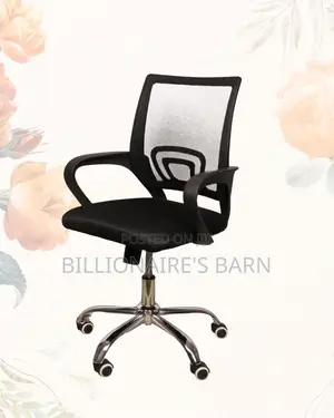 Black Ergonomic Chair | Easy Adjustability for Different Desk Heights