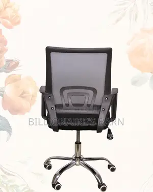 Black Ergonomic Chair | Easy Adjustability for Different Desk Heights