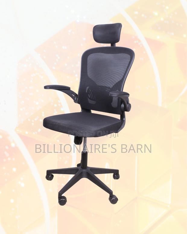 Grey Ergonomic Mesh Chair|Easy Adjustability for Different Desk Height - thumbnail 2
