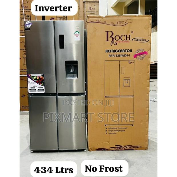 Roch 525iwd4-I 434l 4-Door Fridge With Water Dispense