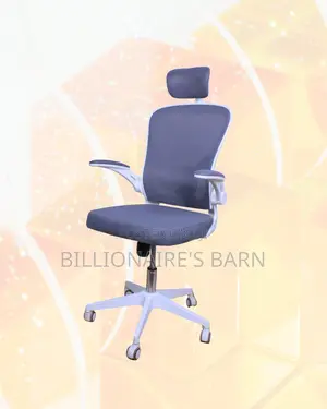 White Ergonomic Chair | Easy Adjustability for Different Desk Heights