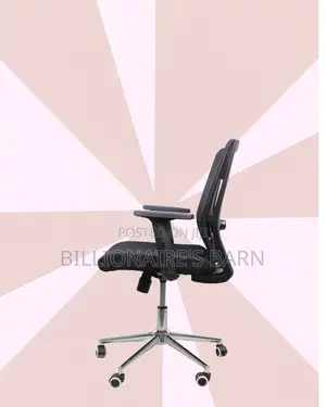 Black Origin Mesh Chair |Easy Adjustability for Different Desk Heights
