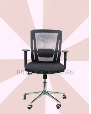 Black Origin Mesh Chair |Easy Adjustability for Different Desk Heights
