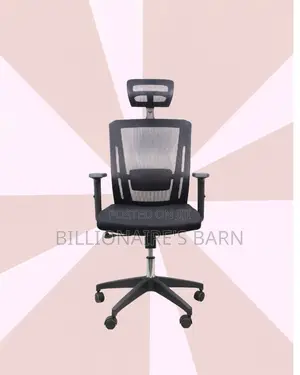Black Ergonomic Chair | Easy Adjustability for Different Desk Heights