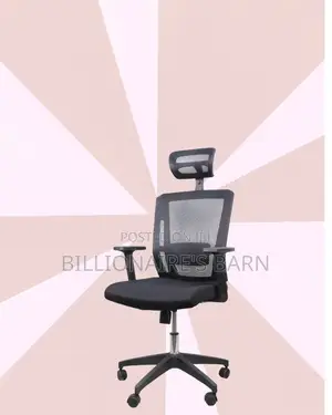 Black Ergonomic Chair | Easy Adjustability for Different Desk Heights