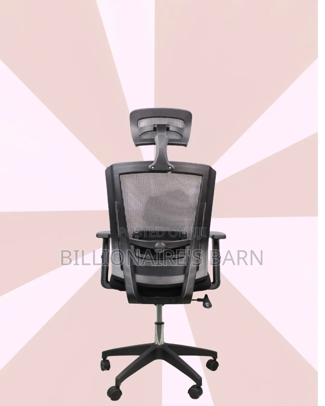 Black Ergonomic Chair | Easy Adjustability for Different Desk Heights