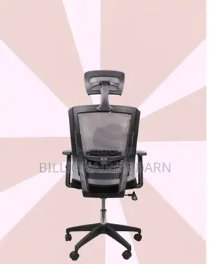 Black Ergonomic Chair | Easy Adjustability for Different Desk Heights