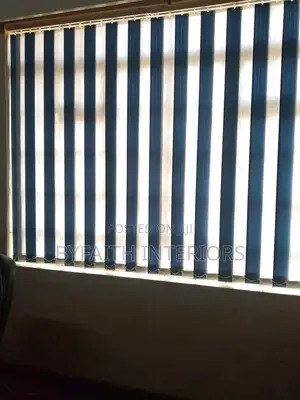 A Privacy Room With Vertical Blinds