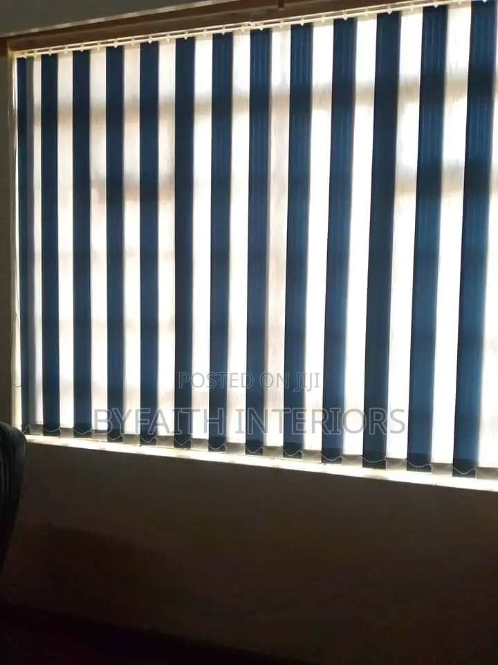 A Privacy Room With Vertical Blinds