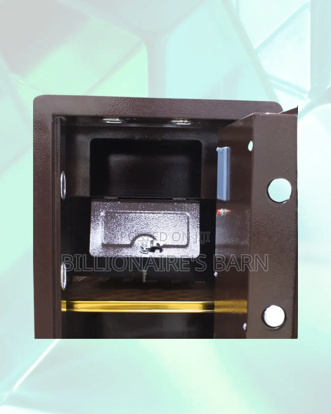 60kg Biometric Safe Box | Extra Safety With Alarm Triggers | Backup