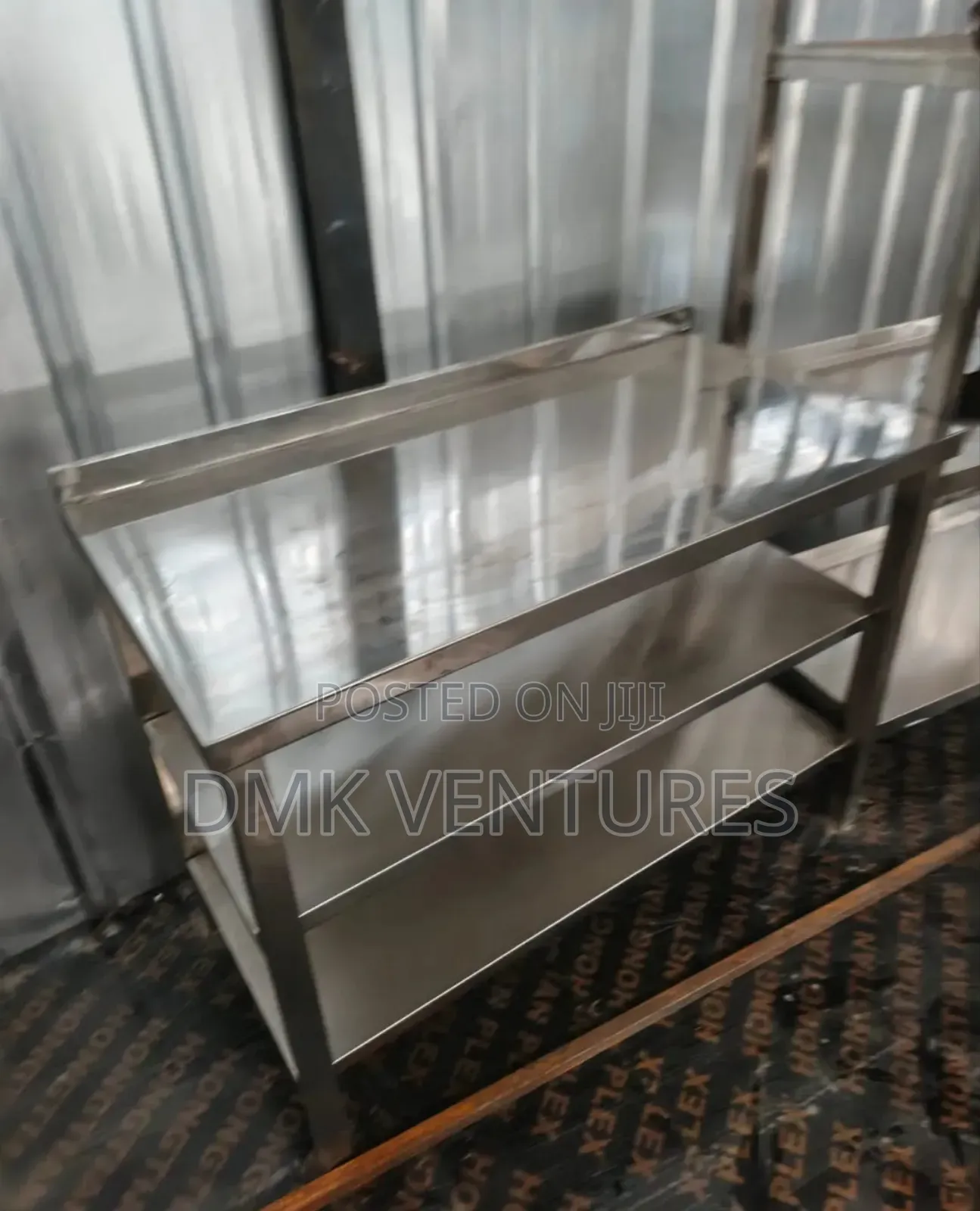 Extravagant Three Tiers Stainless Working Table Top