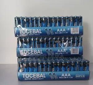 Tocebal Aaa 1.5v Batteries. Triple a R03 Um-4- (60 Pcs) 30 Pairs