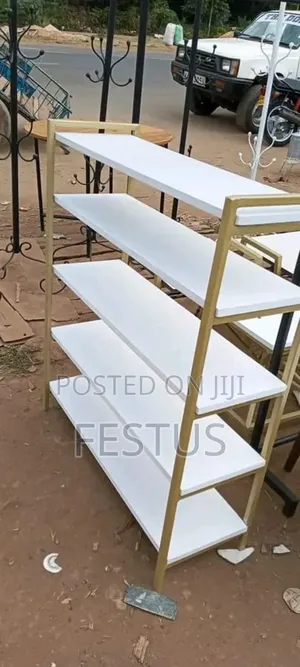 Shelf Metallic and Wooden