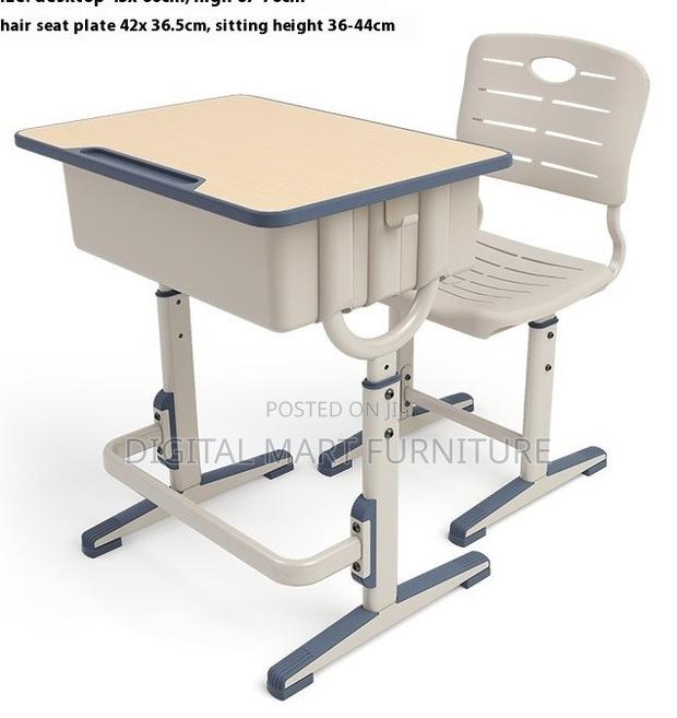 Brown Children’S Study Table For Bedroom - main view