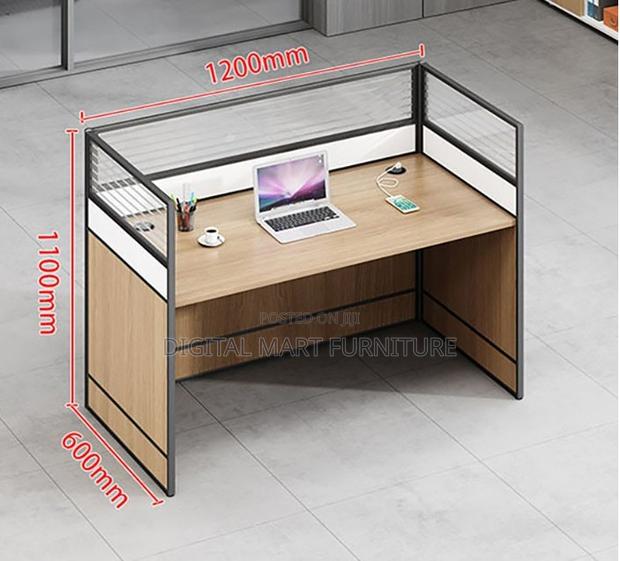 Modern Brown Dual-Purpose Office Desk - thumbnail 2