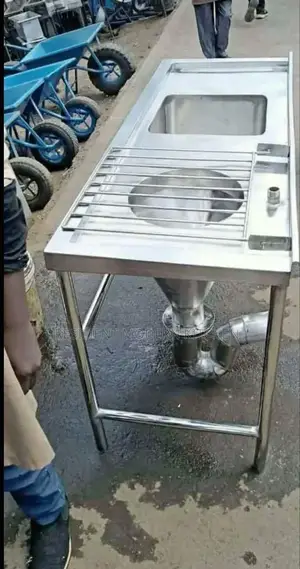 Heavy Gauge Commercial Stainless Steel Sluice Sink