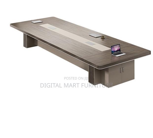 Brown 3m Office Desk for Meetings - thumbnail 2