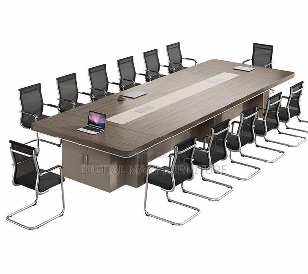 Brown 3m Office Desk for Meetings - thumbnail 3