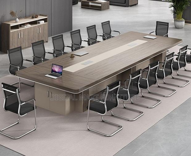 Brown 3m Office Desk for Meetings - thumbnail 4