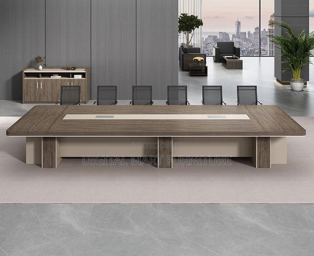 Brown 3m Office Desk for Meetings - thumbnail 5