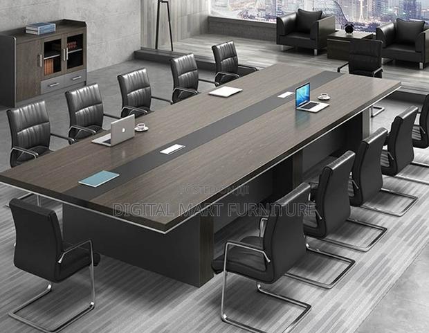 Brown 3m Office Desk for Meetings - thumbnail 9
