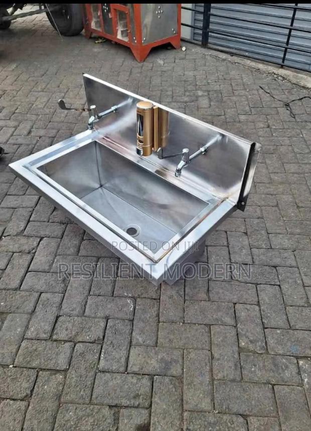Heavy Duty Stainless Steel Theatre Scrub Sink - main view