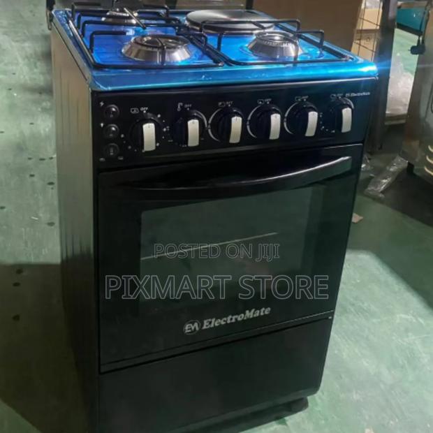 Electromate 3+1 Standing Cooker With Electric Oven 50×55cm