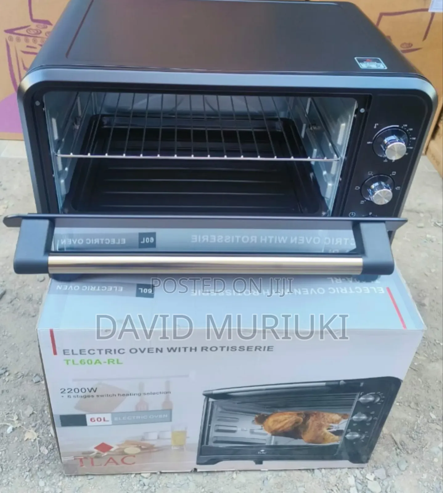 The 60 Litres Tlac Electric Oven With Rotisserie