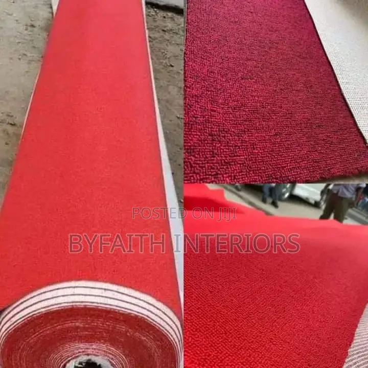 Red Good-Looking Carpets Available