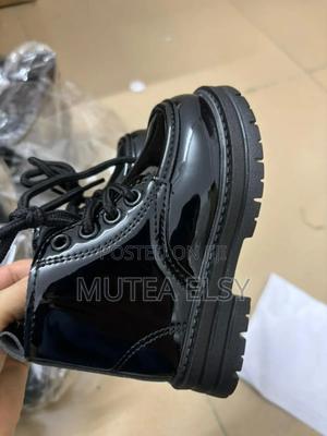 Black White Quality Kids Boots - thumbnail 2