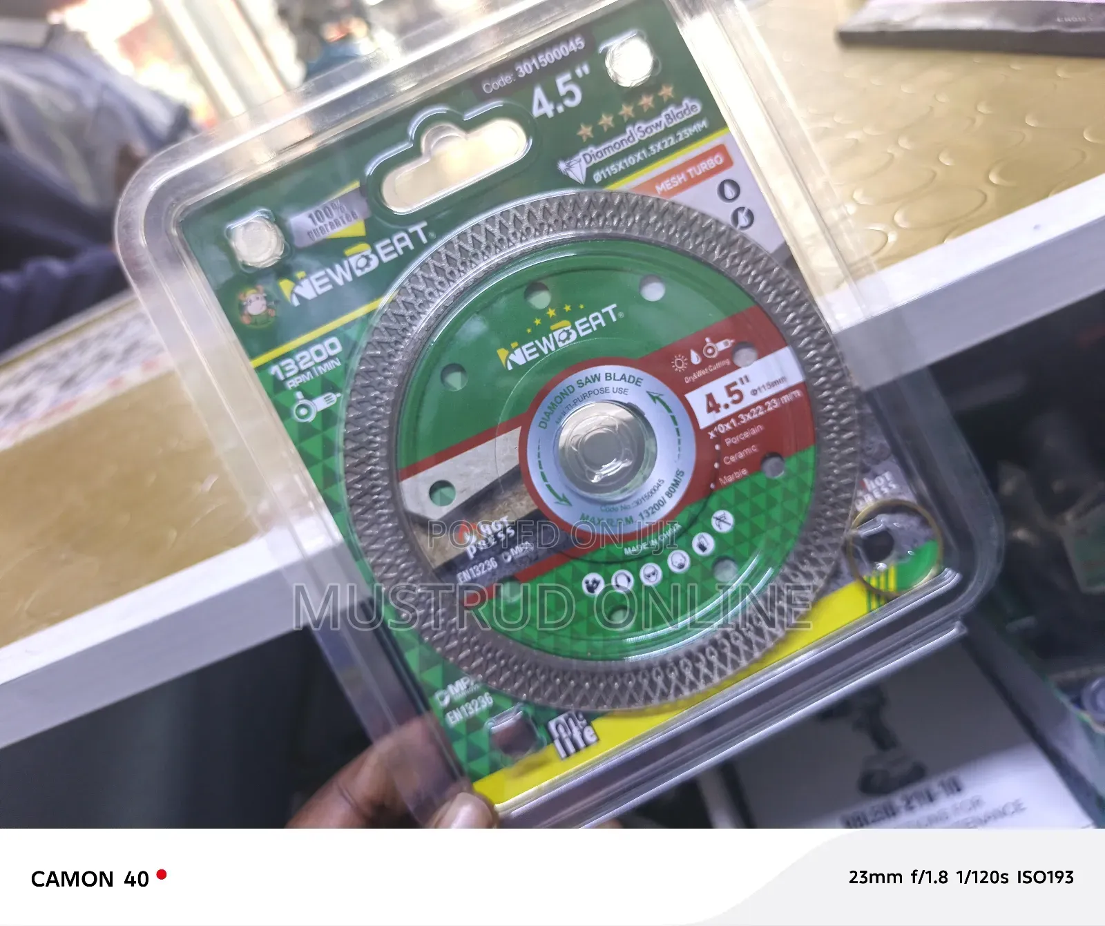 Newbeat Diamond Disk 4.5"