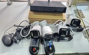 4 Channel Full CCTV Camera Kit + Free 500 G.B Hard Disk