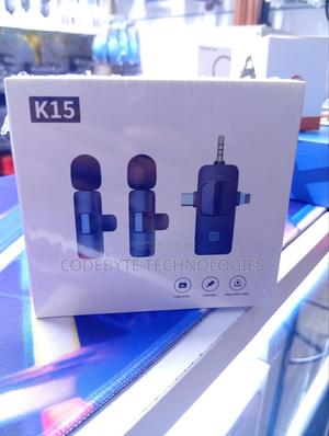 Wireless Mic Double Microphone for iPhone, Android, Tablet - thumbnail 2