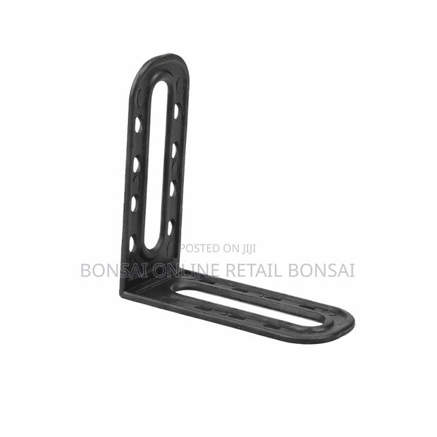 25pcs L Shape Plastic Corner Brackets Furniture Support Angle Fixer - thumbnail 3
