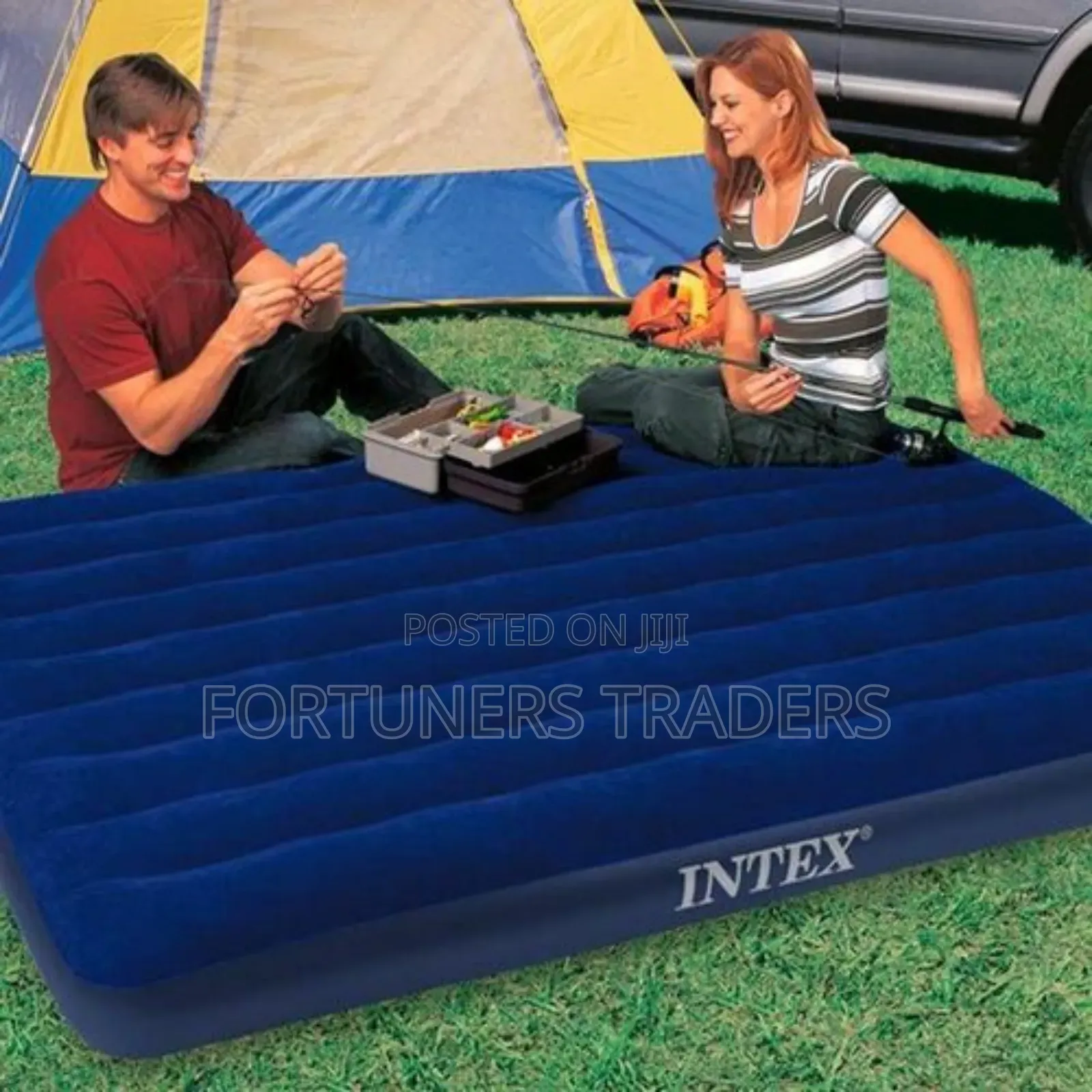 Intex 5 by 6 Portable Inflatable Mattress Air Bed