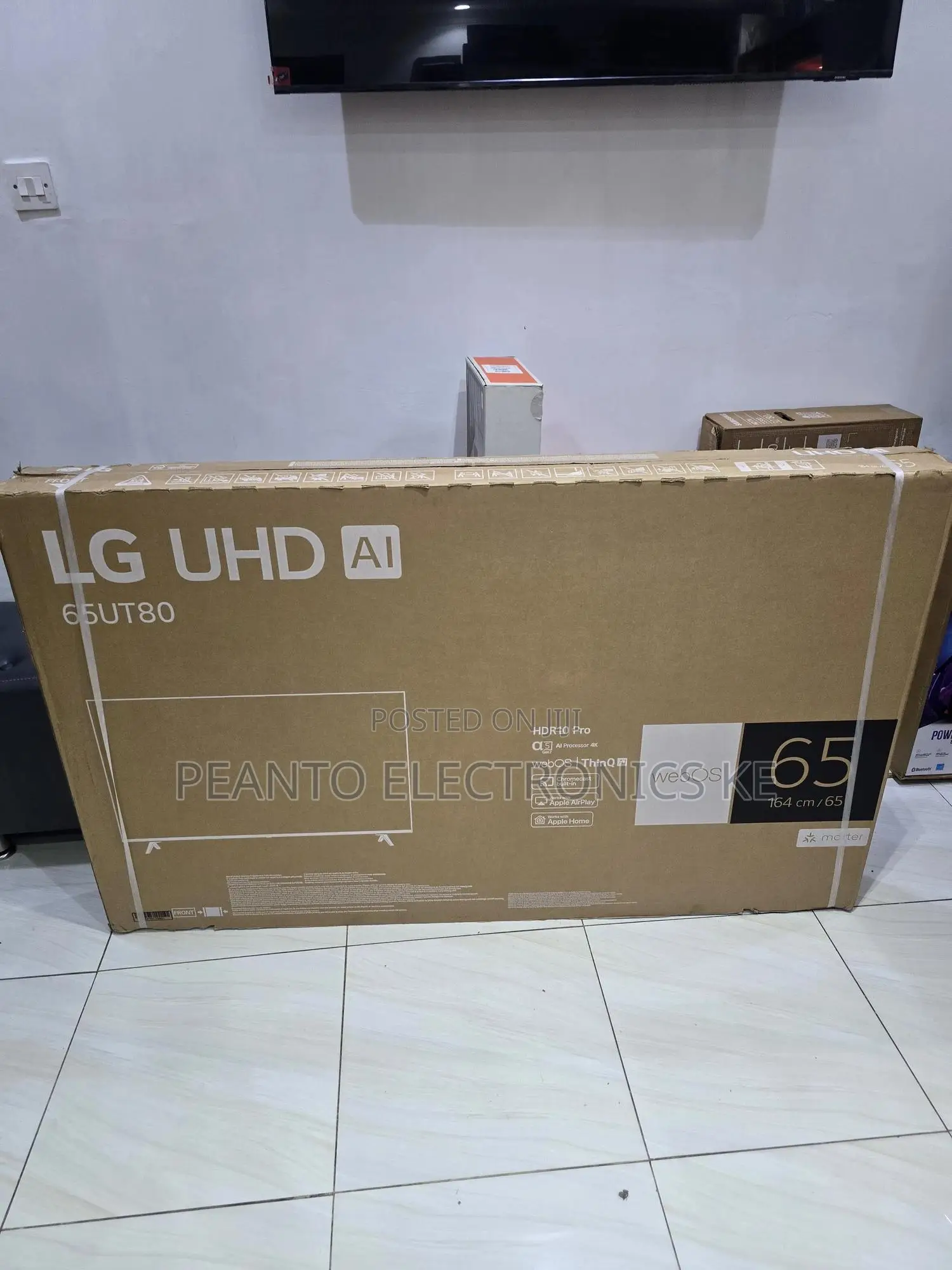 Lg 65′′ 65ut80006lb Smart Webos Ai Thinkq Tv